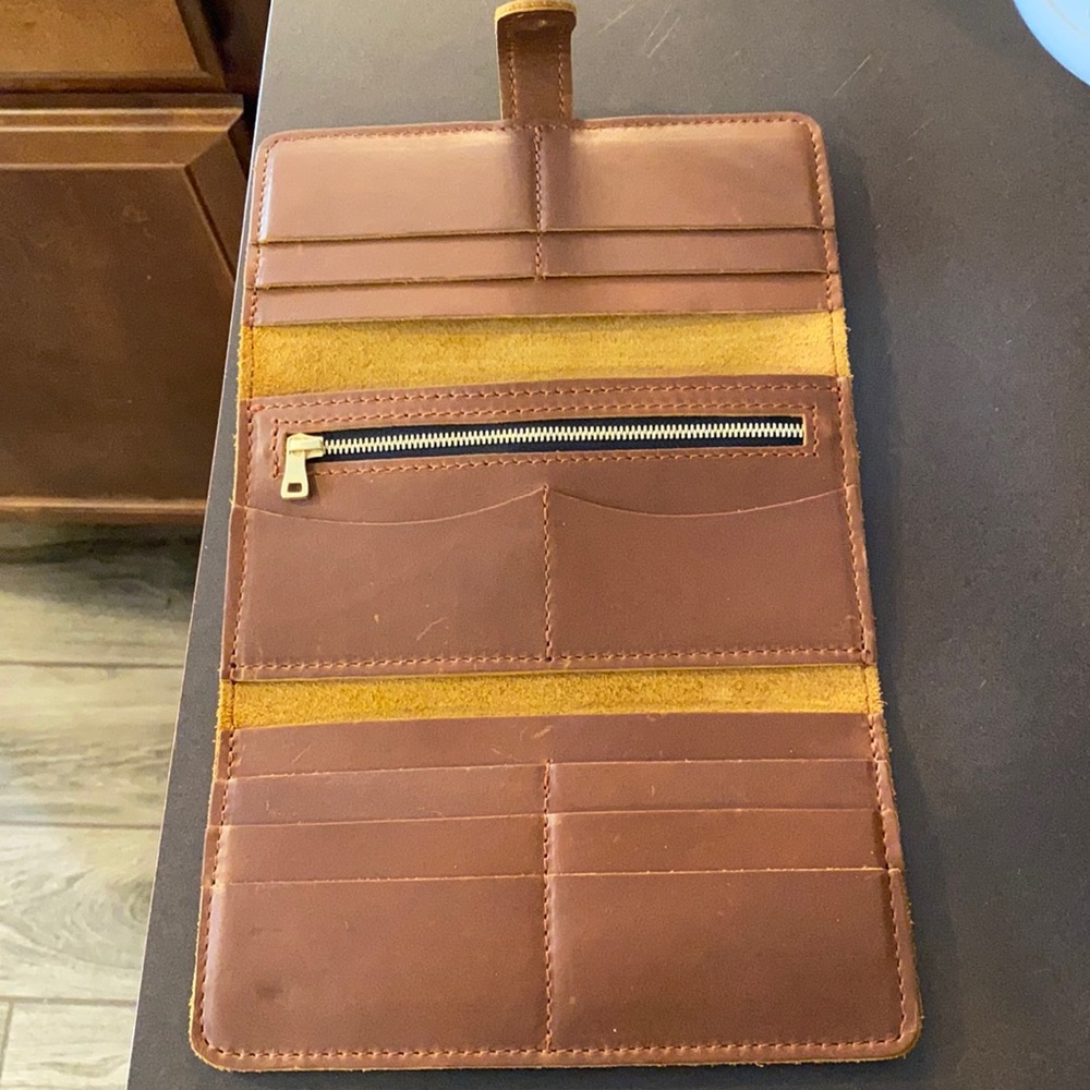 Portland Leather Goods Tri-Fold Wallet